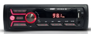 AUTO RÁDIO MP3 BLUETOOTH - SVART S300 - ISO