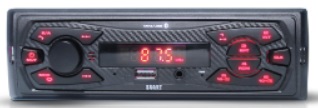 AUTO RÁDIO MP3 BLUETOOTH - SVART S100 - ISO